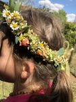Blumenkranz für die Haare zur Hochzeit